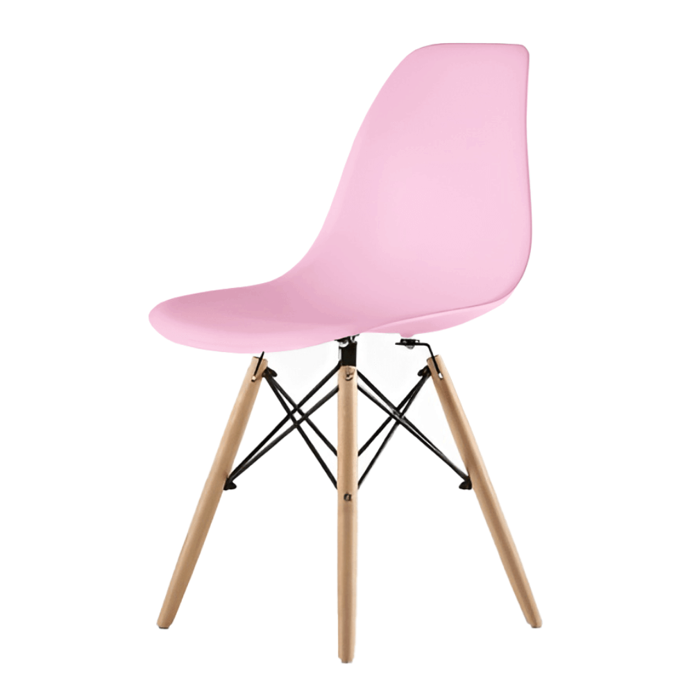 เก้าอี้พลาสติกทรงโมเดิร์น MEDILA รุ่น CH0007PK สีชมพู